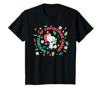 Peanuts Christmas Snoopy Woodstock Menthe poivrée Cheer Sprinkle Kids T-Shirt