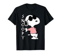 Peanuts Cool Snoopy en rose T-Shirt