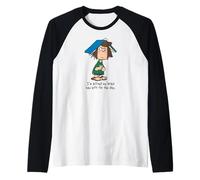 Peanuts - Core - Menthe poivrée Patty Brain Left for The Day Manche Raglan