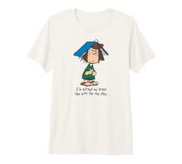 Peanuts - Core - Menthe poivrée Patty Brain Left for The Day T-Shirt Haut de Gamme