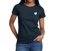 Peanuts Design avec Snoopy Heureux T Shirt Femme