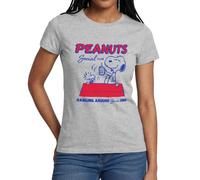 Peanuts Design Club Social avec Snoopy T Shirt Femme