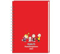 Peanuts Familienplaner-Buch A5 2027: Familienkalender mit 5 Spalten. Liebevoll illustrierter Buch-Kalender mit Einstecktasche und Schulferien. Terminplaner mit 160 Seiten.