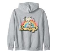Peanuts Groovy Vibes Snoopy Music Retro Vintage Festival années 60 Sweat à Capuche