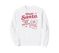 Peanuts - Holidays - Santa I Did My Best Christmas Letter Sweatshirt
