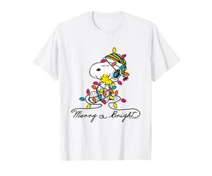 Peanuts Joyeux et Bright Snoopy Christmas T-Shirt