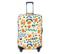 Peanuts Lot de 8 housses élastiques pour bagages de voyage 45,7 à 81,3 cm, noir, XL