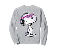 Peanuts Love Hearts Snoopy Joe Cool Valentine Glitch Art Sweatshirt