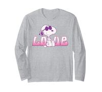 Peanuts Love Snoopy Joe Cool Retro Shades Années 90 Comic Vintage Manche Longue