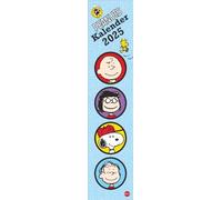 Peanuts Planning mural 2025 super long : calendrier mural pratique avec les célèbres bandes dessinées de cacahuètes. Calendrier de rendez-vous avec des histoires d'images amusantes (Peanuts Calendrier