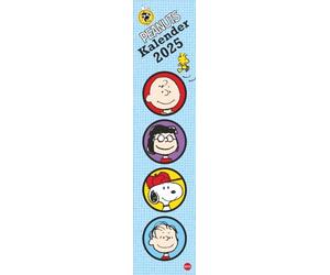 Peanuts Planning mural 2025 super long : calendrier mural pratique avec les célèbres bandes dessinées de cacahuètes. Calendrier de rendez-vous avec des histoires d'images amusantes (Peanuts Calendrier