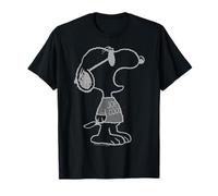 Peanuts Pochoir Snoopy Joe Cool Urban Street 1990 Graffiti T-Shirt