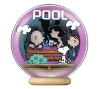 Peanuts Puremind Kit de modèle Globe de théâtre en bois Cool Pool Pantasy