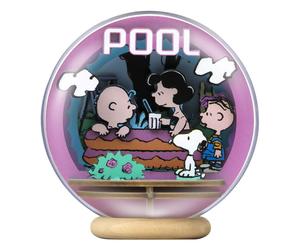 Peanuts Puremind Kit de modèle Globe de théâtre en bois Cool Pool Pantasy