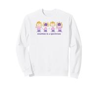 Peanuts - Sally Brown - Emotion is A Spectrum Happy to Yells Sweatshirt