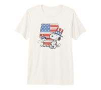 Peanuts Snoopy and Woodstock Chapeaux de Danse Snoopy USA T-Shirt Haut de Gamme