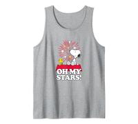Peanuts Snoopy and Woodstock Oh My Stars on The Roof Débardeur