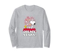 Peanuts Snoopy and Woodstock Oh My Stars on The Roof Manche Longue