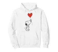 Peanuts - Snoopy avec Ballon en Forme de cœur Banksy Sweat à Capuche