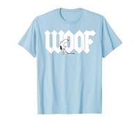 Peanuts Snoopy Barking Dog Woof Best Friend BFF Logo Classique T-Shirt