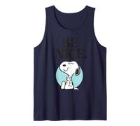 Peanuts Snoopy Be Nice Happy Friendly Beagle Dog Lover Retro Débardeur