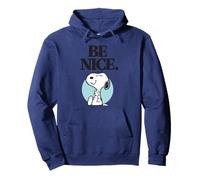 Peanuts Snoopy Be Nice Happy Friendly Beagle Dog Lover Retro Sweat à Capuche