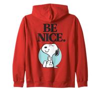 Peanuts Snoopy Be Nice Happy Friendly Beagle Dog Retro Lover Sweat à Capuche