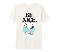 Peanuts Snoopy Be Nice Happy Friendly Beagle Dog Retro Lover T-Shirt Haut de Gamme