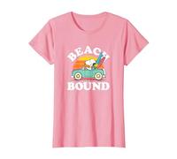 Peanuts - Snoopy Beach Bound T-Shirt, Femme, Rose, XXL