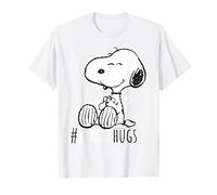 Peanuts Snoopy Beagle Hug Dog Best Friend Cuddle Art Classique T-Shirt