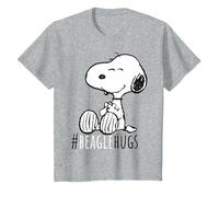 Peanuts Snoopy Beagle Hug Dog Best Friend Cuddle Art Classique T-Shirt