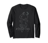 Peanuts Snoopy Beagle Hug Dog Best Friend Cuddle BFF Classic Manche Longue