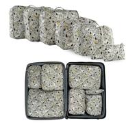 Peanuts Snoopy Beauty Lot de 7 cubes de rangement souples de voyage (produit sous licence officielle) par Franco Collectibles