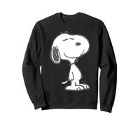 Peanuts Snoopy Big Iconic Sketch Pose Happy Fun Art Classique Sweatshirt
