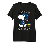 Peanuts - Snoopy Bonne Nuit, Fais de Beaux rêves T-Shirt Haut de Gamme