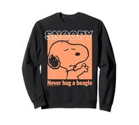 Peanuts Snoopy Bugged Out Beagle Do Not Disturb Lol Classic Sweatshirt