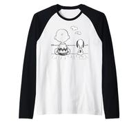 Peanuts Snoopy Charlie Brown Best Friends Together BFF Retro Manche Raglan