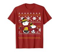 Peanuts Snoopy Charlie Brown Christmas Pattern Christmas Classic T-Shirt
