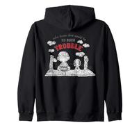 Peanuts Snoopy Charlie Brown Cœur Vintage Saint-Valentin Sweat à Capuche