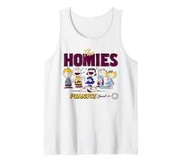 Peanuts Snoopy Charlie Brown Friends Homies Club Retro Années 50 Débardeur