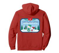 Peanuts Snoopy Charlie Brown Merry Christmas Pyjama d'hiver rétro Sweat à Capuche