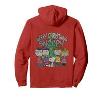 Peanuts Snoopy Charlie Brown Motif Noël années 80 et 90 Sweat à Capuche