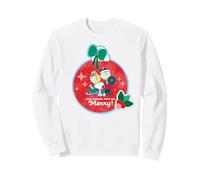 Peanuts Snoopy Charlie Sally Eat Drink Friends Merry Sweatshirt