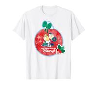 Peanuts Snoopy Charlie Sally Eat Drink Friends Merry T-Shirt