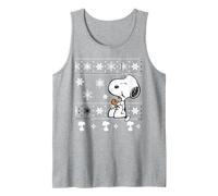 Peanuts Snoopy Christmas Cookie Pattern Classic Festive Débardeur