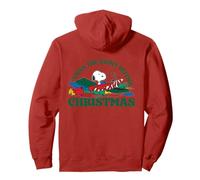 Peanuts Snoopy Christmas Night Before Christmas Beagle Retro Art Sweat à Capuche