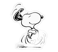 Peanuts Snoopy Court Sport Jogging Autocollant Sticker