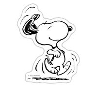 Peanuts Snoopy Court Sport Jogging Autocollant Sticker