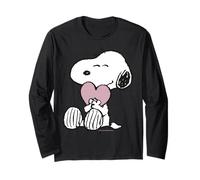 Peanuts Snoopy Cœur Classique pour la Saint-Valentin Manche Longue