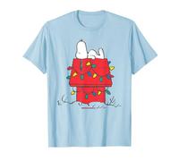 Peanuts Snoopy Décoration rétro pour Chien avec lumières de Noël T-Shirt